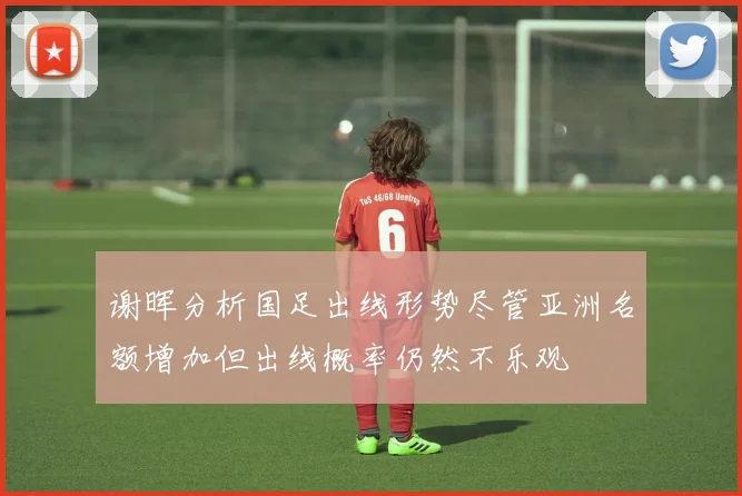 谢晖分析国足出线形势尽管亚洲名额增加但出线概率仍然不乐观
