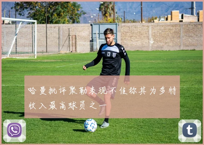 哈曼批评聚勒表现不佳称其为多特收入最高球员之一