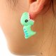 Female dinosaur earrings personalized jewelry cute sweet