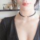 Necklace, black lace necklace fashion jewelry, leisure