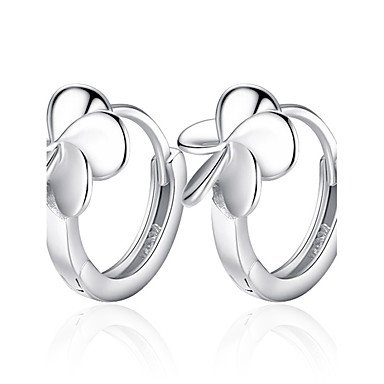 Female earrings flower female sterling silver earrings jewelry daily leisure