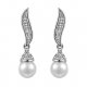 Women Crystal Earrings Women Crystal Zircon Earrings Jewelry Alloy