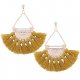 Female Earrings Earrings Coconut Fringe Female Tassel Alloy Sterling Silver Earrings Jewelry