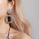 Female earrings hollow female retro fashion oversized earrings jewelry alloy