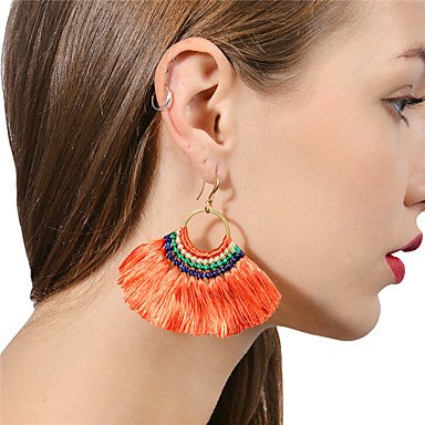 Women earrings earrings coconut flower, botanical medicine female tassel retro earrings jewelry