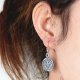 Women tassel earrings, retro, simple style, fashion colors festival